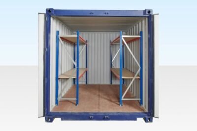 Adjustable, Heavy Duty Three Tier Container Racking (Single Bay)